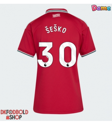 Manchester United Benjamin Sesko #30 Hjemmebanetrøje Dame 2026-27 Kort ærmer Manchester United Benjamin Sesko #30 Hjemmebanetrøje Dame 2026-27 Kort ærmer